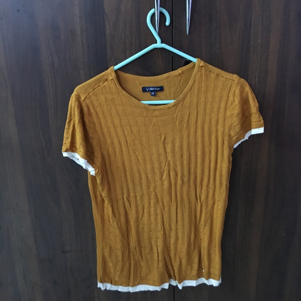 Allen Solly Yellow Top - Picture 1 of 7